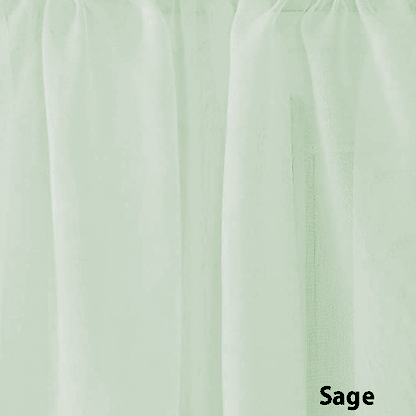 Sheer Voile Tier, Valance & Swag Pair