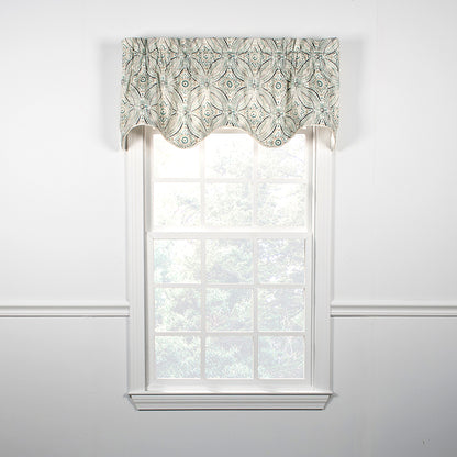 Blissfulness Scallop Lined Valance