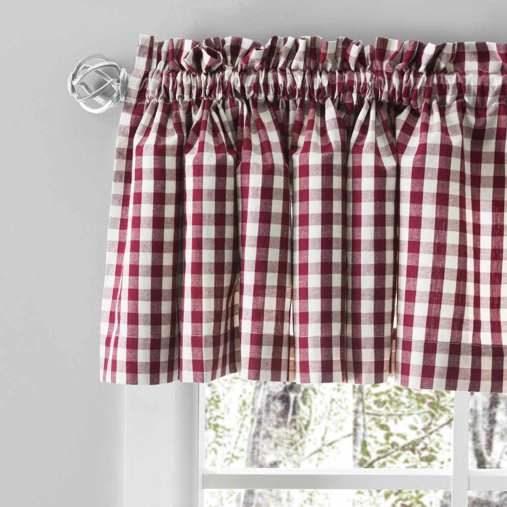 Checkmate Kitchen Tier Curtains, Swags and Valance