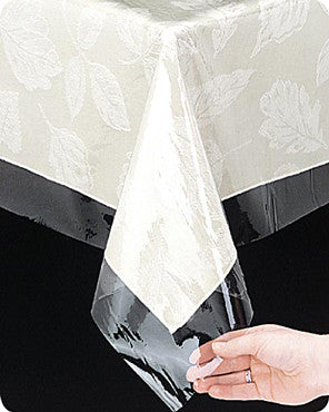 Clear Vinyl Tablecloth Protector