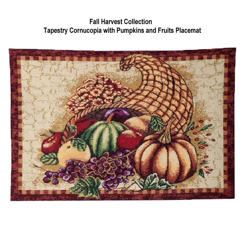 Fall Collection 13" x 19" Tapestry Placemats