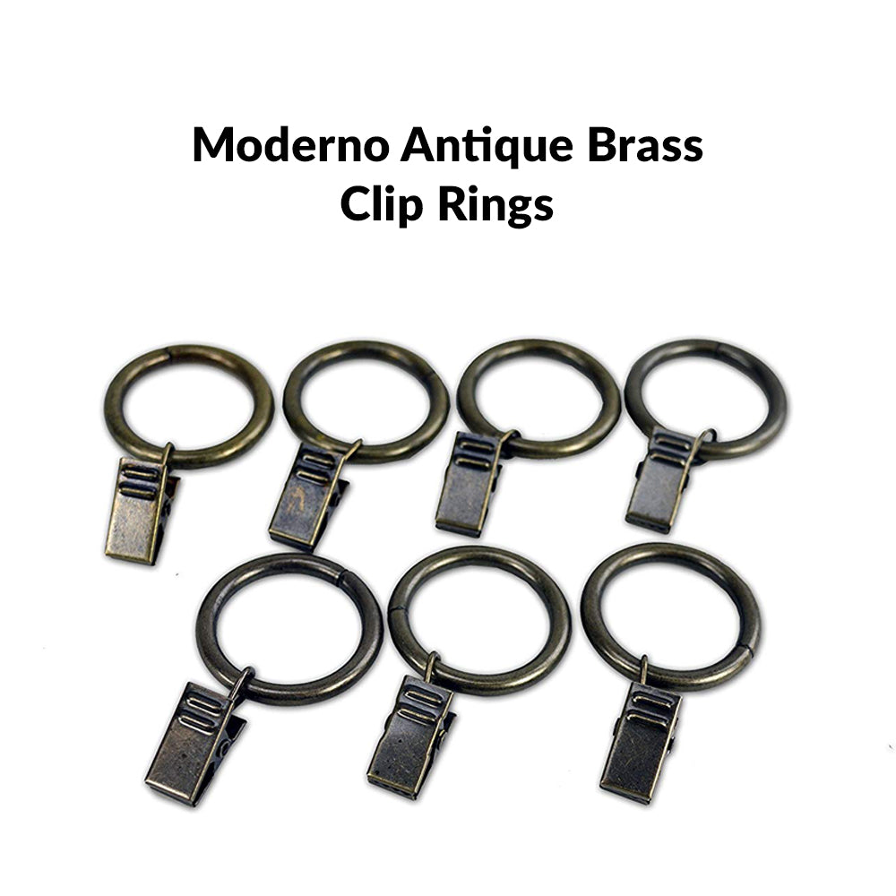 7 Piece Clip Rings Set for 5/8" and 3/4" Diameter Rods