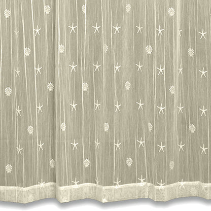 Sand Shell Lace Sheer Panel