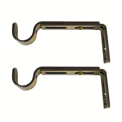 Single Wall pair of Brackets for 16/19mm Rod