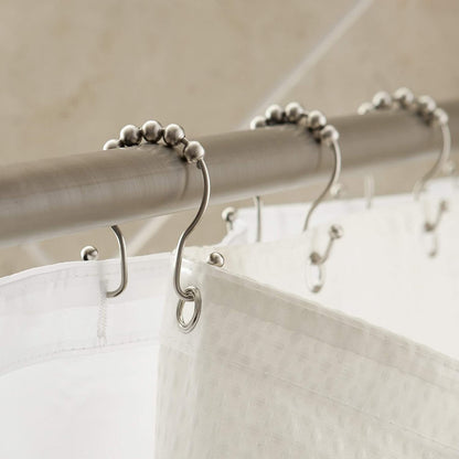 Double Rolling Shower Curtain Rings