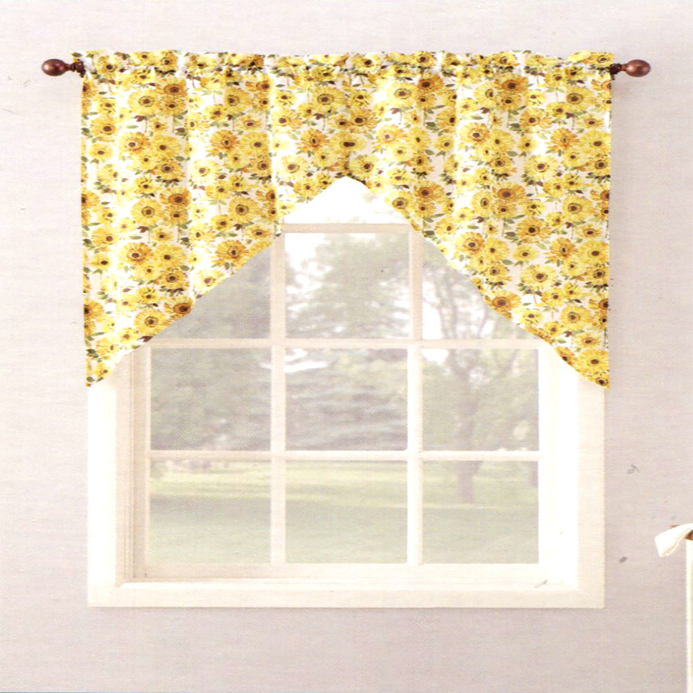 Sunshine Kitchen Tiers, Valance and Swags